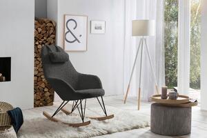 HOUPACÍ ŽIDLE, textil, šedá Livetastic - Křesla klasická, Online Only