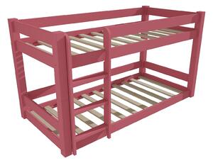 Vomaks Patrová postel 8X8 08B Rozměr: 90 x 180 cm, Barva: barva růžová
