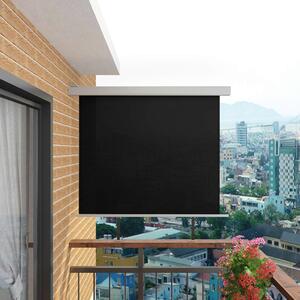 Balkonová zástěna multifunkční 150 x 200 cm černá