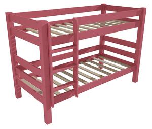 Vomaks Patrová postel 8X8 10B Rozměr: 90 x 180 cm, Barva: barva růžová