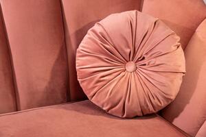 Moderní sametová pohovka růžová - Erami II Invicta Interior