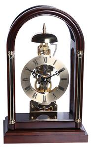 MPM Stolní dřevěné retro hodiny Skeletone E03.4181.52