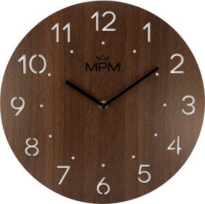MPM Dřevěné nástěnné hodiny MPM Dotted - C E07M.4116.54