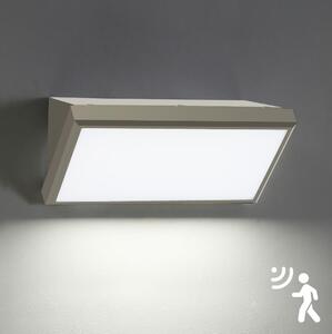 BRILAGI-LED Venkovní nástěnné svít. se senzorem TRIANGLE LED/20W/230V šedá IP65