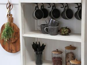 Chic Antique Dřevěný kuchyňský otevřený kabinet