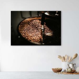 Obraz na plátně Mletí kávových zrn Rozměry: 60 x 40 cm