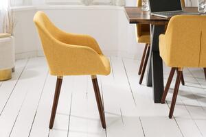 Moderní kuchyňská židle žlutá - Kafel Invicta Interior