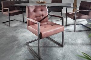 Designová kuchyňská židle hnědá - Lenis Invicta Interior