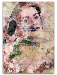 Obraz na plátně Abstraktní tvář ženy Rozměry: 40 x 60 cm