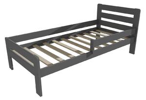 Vomaks Dětská postel se zábranou VMK001C KIDS Rozměr: 90 x 160 cm, Barva: barva šedá