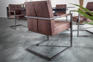 Designová kuchyňská židle hnědá - Lenis Invicta Interior