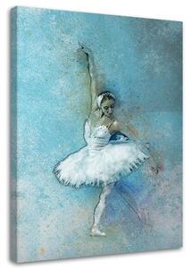 Obraz na plátně Krásná baletka Rozměry: 40 x 60 cm