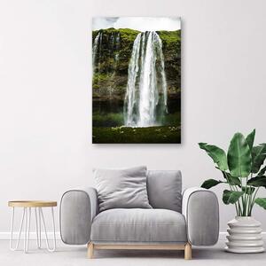 Obraz na plátně Vodopád v zelených horách Rozměry: 40 x 60 cm