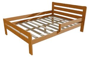 Vomaks Dětská postel se zábranou VMK001C KIDS Rozměr: 90 x 160 cm, Barva: barva bílá