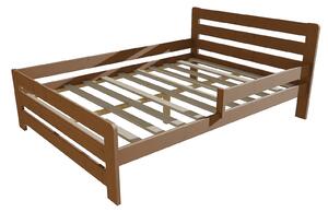 Vomaks Dětská postel se zábranou VMK001D KIDS Rozměr: 90 x 160 cm, Barva: moření ořech