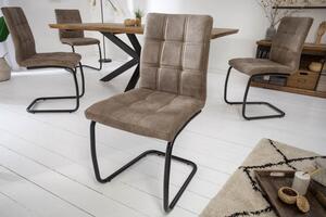 Moderní kuchyňská židle taupe - Hermio Invicta Interior