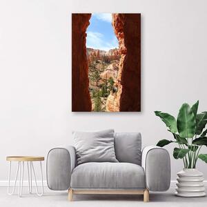 Obraz na plátně Pohled na skalnatou krajinu Rozměry: 40 x 60 cm