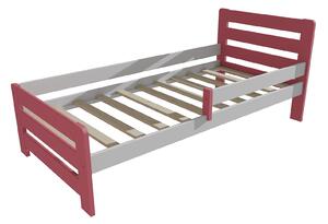 Vomaks Dětská postel se zábranou VMK001D KIDS Rozměr: 90 x 160 cm, Barva: barva bílá