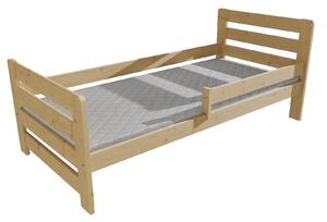 Vomaks Dětská postel se zábranou VMK001E KIDS Rozměr: 90 x 160 cm, Barva: barva růžová + bílá