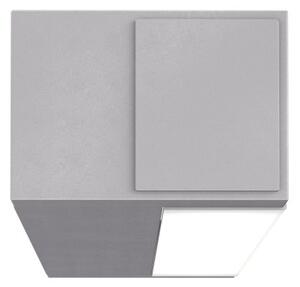 SLICK nástěnná stříbrnošedá 230V G5 8W - RED - DESIGN RENDL