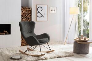 HOUPACÍ ŽIDLE, textil, tmavě šedá Livetastic - Křesla klasická, Online Only