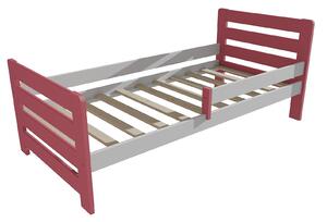 Vomaks Dětská postel se zábranou VMK001E KIDS Rozměr: 70 x 160 cm, Barva: moření dub