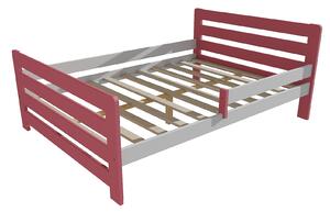 Vomaks Dětská postel se zábranou VMK001E KIDS Rozměr: 90 x 160 cm, Barva: moření ořech