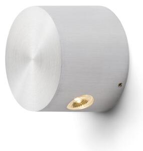 ZOE LED II nástěnná česaný hliník 230V/350mA LED 2x1W 3000K - RED - DESIGN RENDL