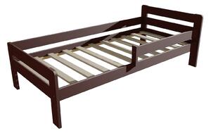 Vomaks Dětská postel se zábranou VMK002C KIDS Rozměr: 90 x 160 cm, Barva: barva šedá + bílá