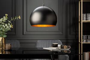 Elegantní kovový lustr černý - Remus Invicta Interior