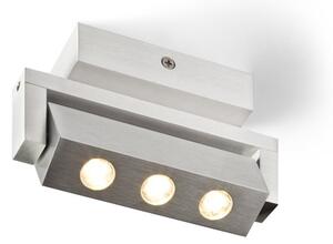 // Nástěnné svítidlo TICO III náklopná hliník 230V/350mA LED 3x1W, 3000K, 240lm - RED - DESIGN RENDL