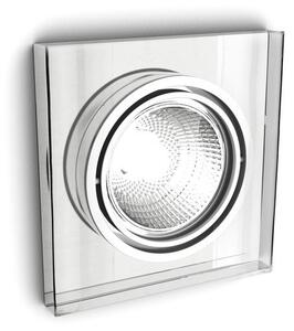 Zápustné svítidlo MIRROLA čtvercová zápustná náklopná čirá/mirro - RED - DESIGN RENDL