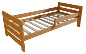 Vomaks Dětská postel se zábranou VMK002E KIDS Rozměr: 70 x 160 cm, Barva: moření olše