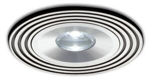 RED R10274 Zápustné svítidlo SISI zápustná černá/stříbrná 230V/350mA LED 1W - RED - DESIGN RENDL