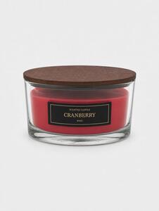 Sinsay - Vonná svíčka s dřevěným knotem Cranberry - burgundy