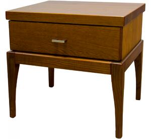 Luxusní dubový noční stolek se zásuvkou