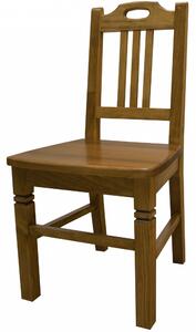 Celodřevěná dubová židle 1B