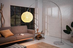 Designová stojací lampa bílá: Ermupolo II Invicta Interior