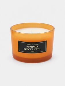 Sinsay - Vonná svíčka se třemi knoty Pumpkin Spice Latte - oranžová