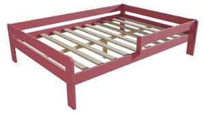 Vomaks Dětská postel se zábranou VMK003C KIDS Rozměr: 120 x 200 cm, Barva: moření dub