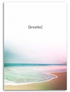 Obraz na plátně Motivační dýchat v moři Rozměry: 40 x 60 cm