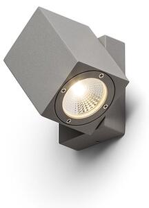 RED R10378 DAZOOM náklopná stříbrnošedá 230V/350mA LED 7W IP54 3000K - RED - DESIGN RENDL