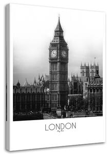Obraz na plátně Londýn - Big Ben Rozměry: 40 x 60 cm