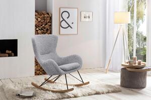 HOUPACÍ ŽIDLE, textil, světle šedá Livetastic - Křesla klasická, Online Only