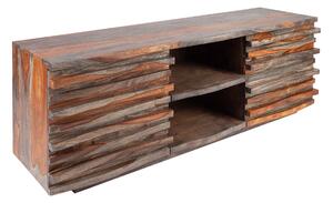 Moderní designový dřevěný stolek pod TV - Violette Invicta Interior
