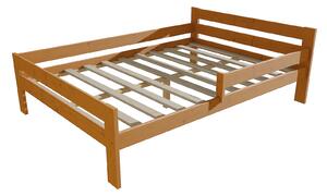 Vomaks Dětská postel se zábranou VMK005C KIDS Rozměr: 100 x 200 cm, Barva: barva růžová