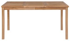 Zahradní stůl 150 x 90 x 77 cm masivní teakové dřevo