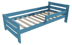 Vomaks Dětská postel se zábranou VMK005D KIDS Rozměr: 80 x 160 cm, Barva: barva modrá