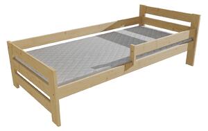 Vomaks Dětská postel se zábranou VMK005D KIDS Rozměr: 90 x 160 cm, Barva: barva šedá + bílá