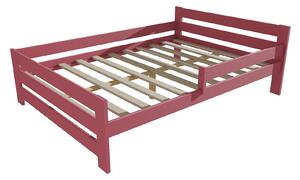 Vomaks Dětská postel se zábranou VMK005D KIDS Rozměr: 70 x 160 cm, Barva: surové dřevo